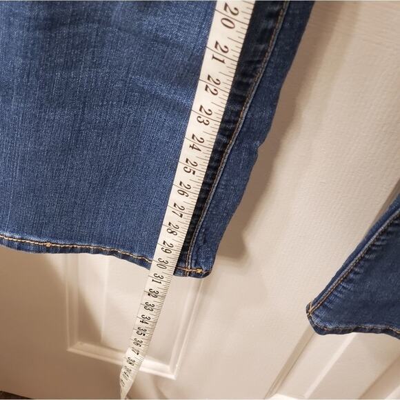 AMETHYST JUNIORS flare wide leg distressed jeans size 11 - Picture 3 of 7